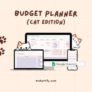 Budget Planner (Cat Edition)